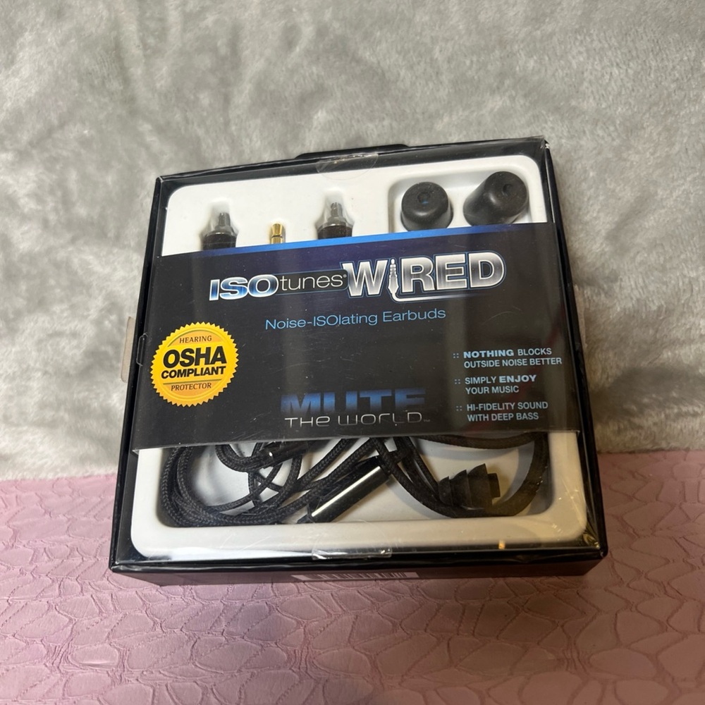 ISOtunes wired  Earplug Headphones, Noise Reduction